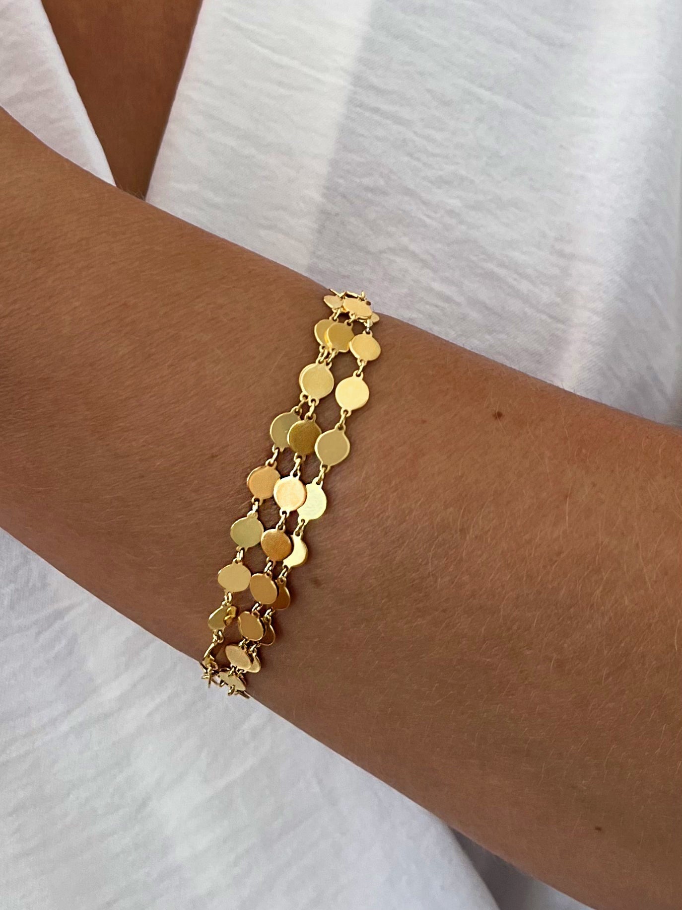 Bracelet en Argent 925 doré Or jaune 18k - Maison Di Giorgio