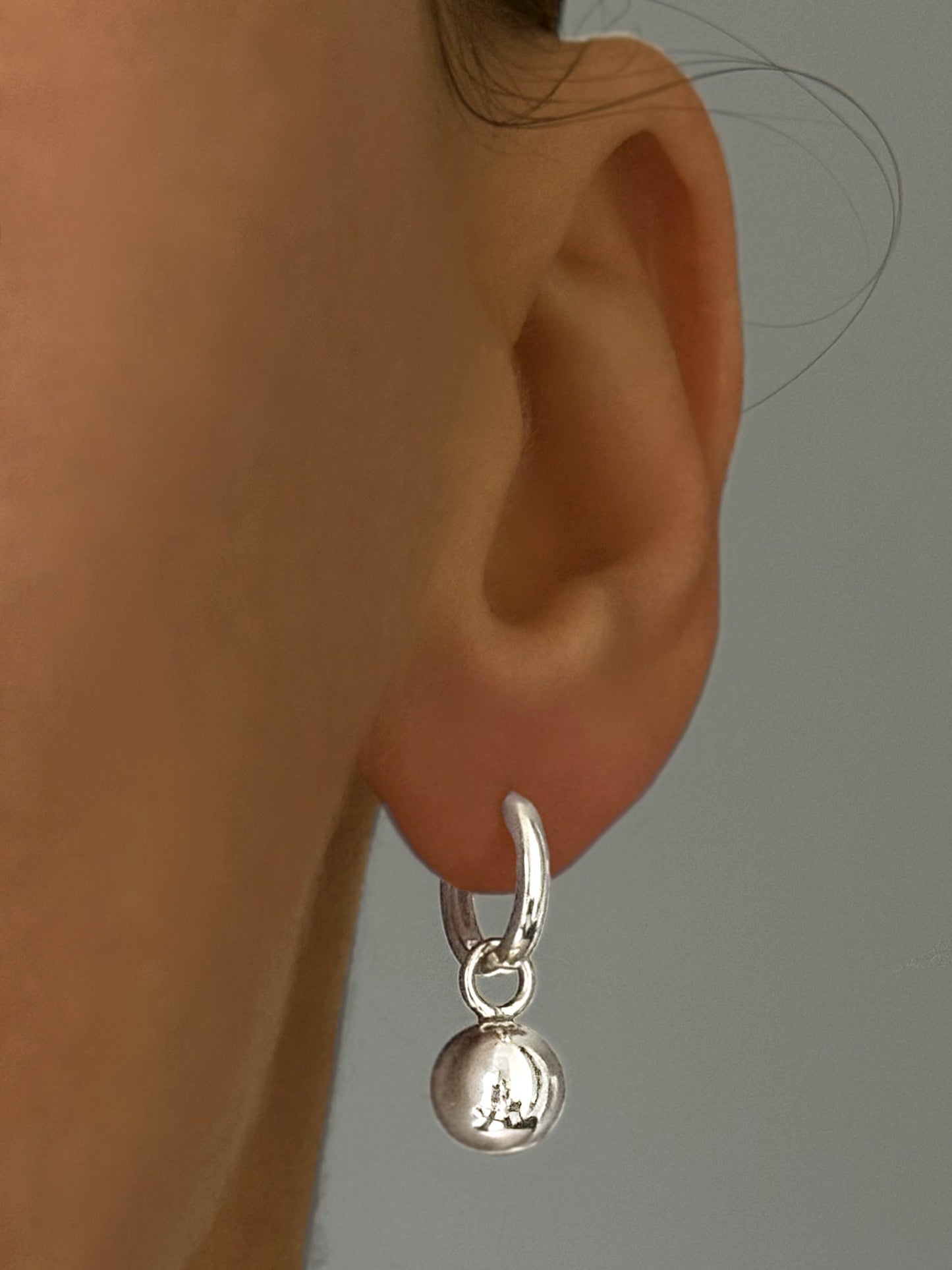 Boucles d'oreilles en Argent 925 plaqué Rhodium - Maison Di Giorgio