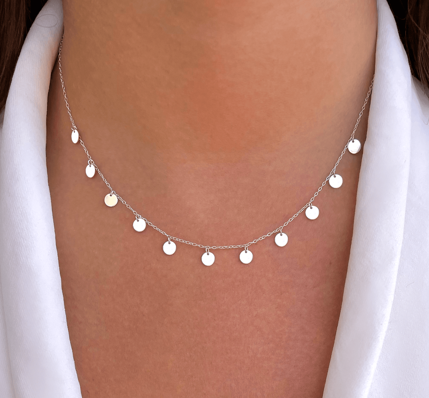 Collier en Argent 925 plaqué Rhodium - Maison Di Giorgio