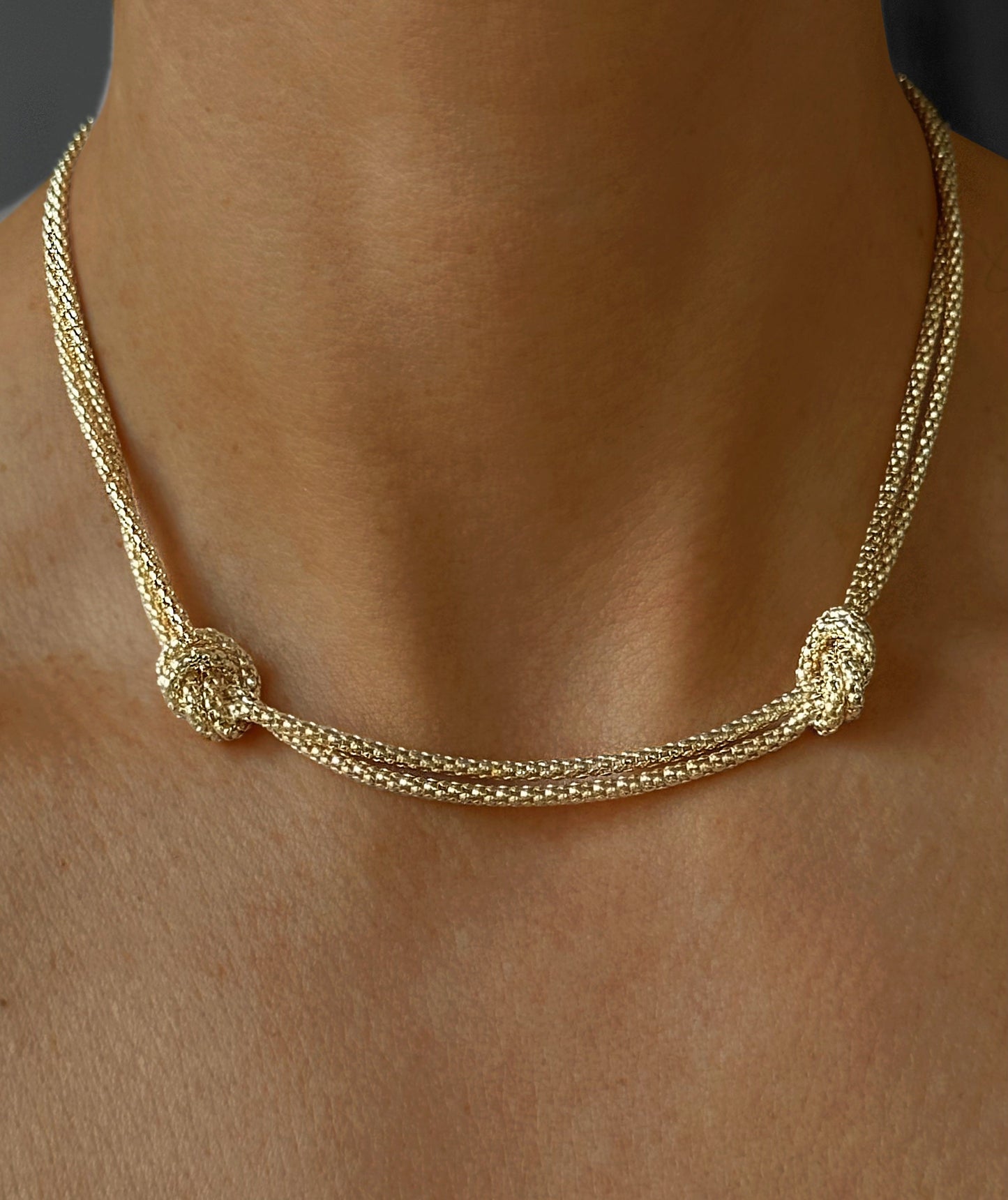 Collier en Argent 925 doré Or jaune 18k - Maison Di Giorgio