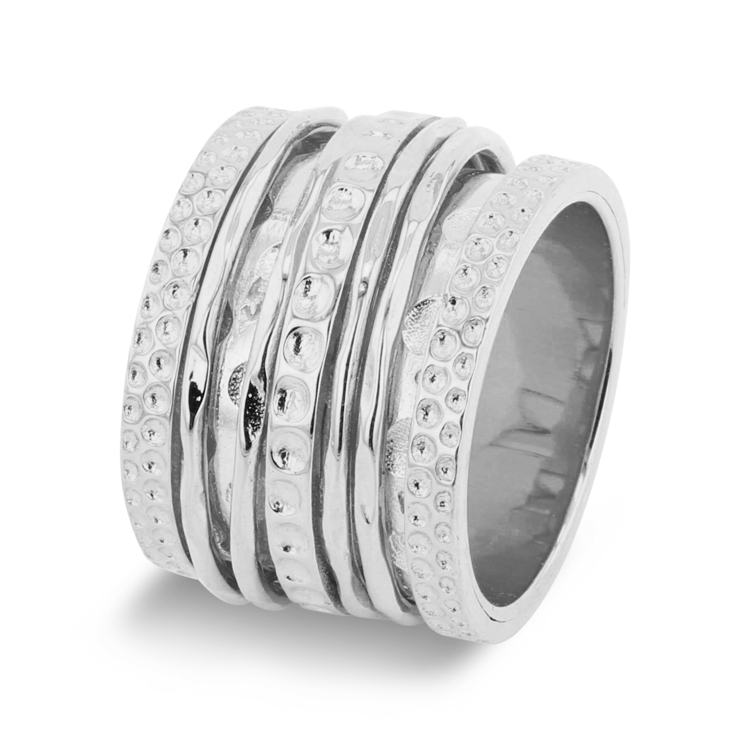 Bague en Argent 925 plaqué Rhodium - Maison Di Giorgio