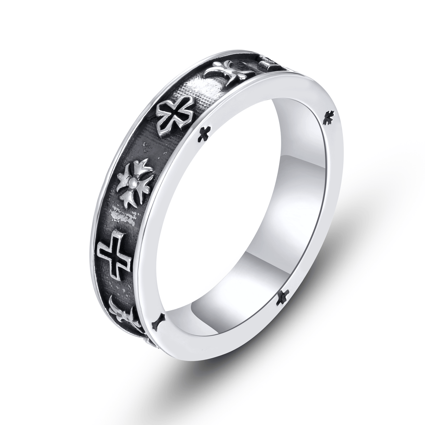 Bague en Argent 925 oxydé - Maison Di Giorgio