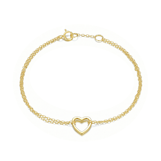 Bracelet en Argent 925 doré Or jaune 18k - Maison Di Giorgio