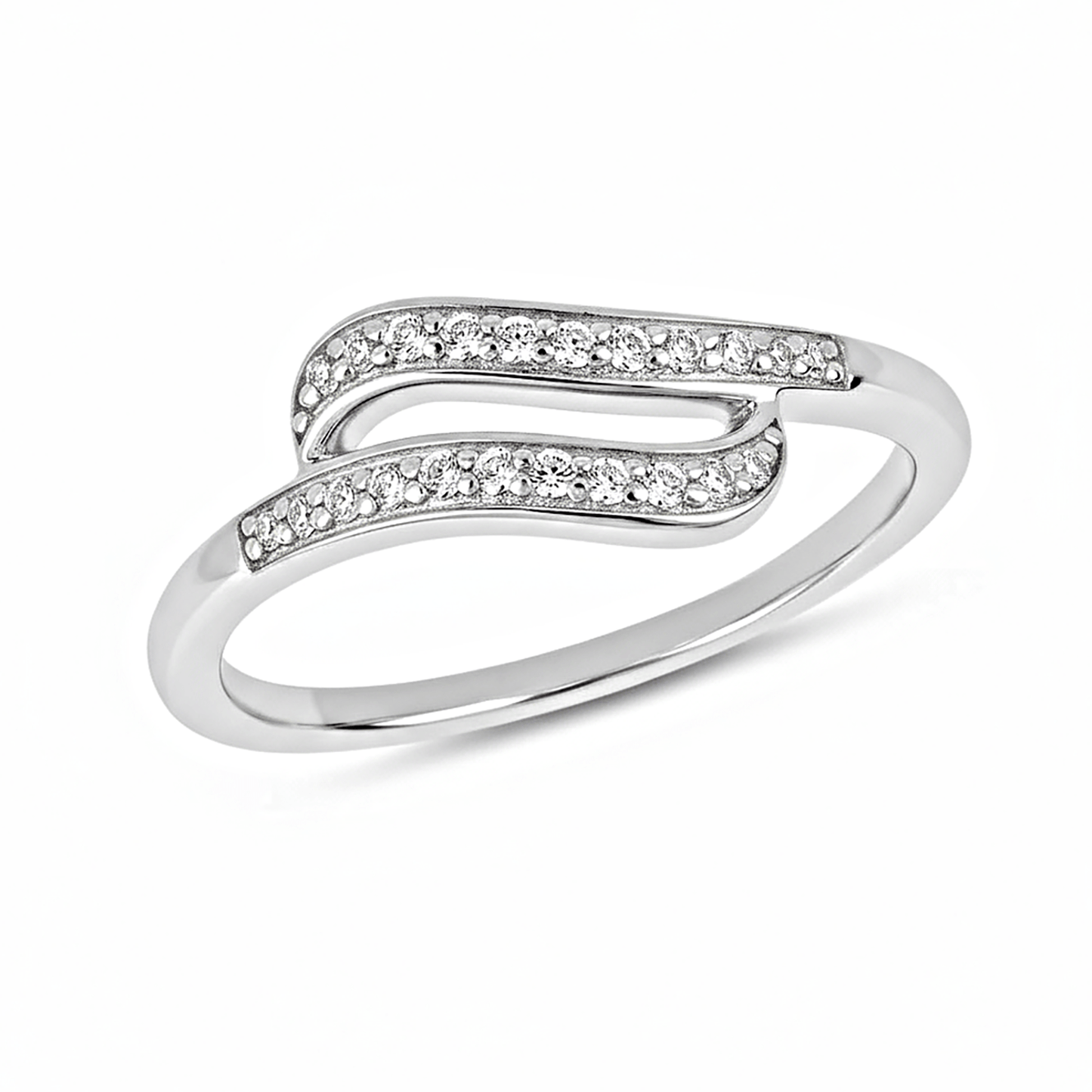 Bague en Argent 925 assemblée d'Oxyde de zirconium - Maison Di Giorgio