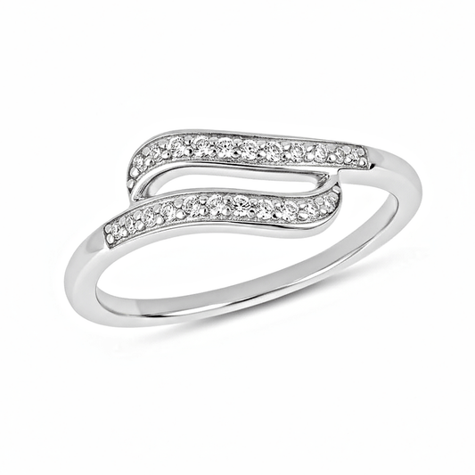 Bague en Argent 925 assemblée d'Oxyde de zirconium - Maison Di Giorgio
