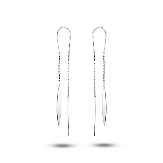 Boucles d'oreilles en Argent 925 plaqué Rhodium - Maison Di Giorgio