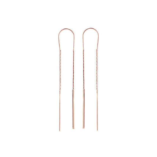 Boucles d'oreilles en Argent 925 doré Or rose 18k - Maison Di Giorgio