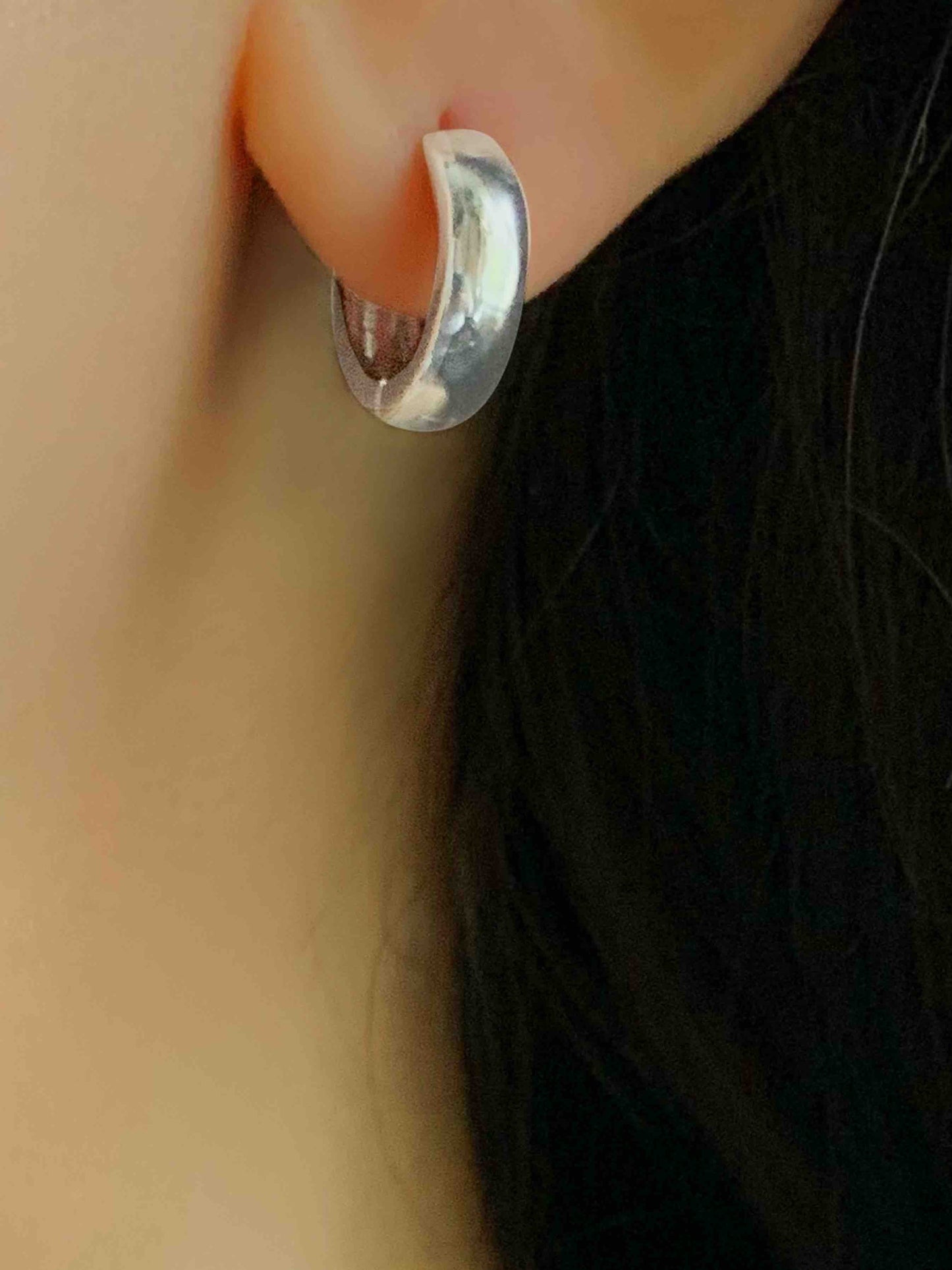 Boucles d'oreilles en Argent 925 plaqué Rhodium - Maison Di Giorgio