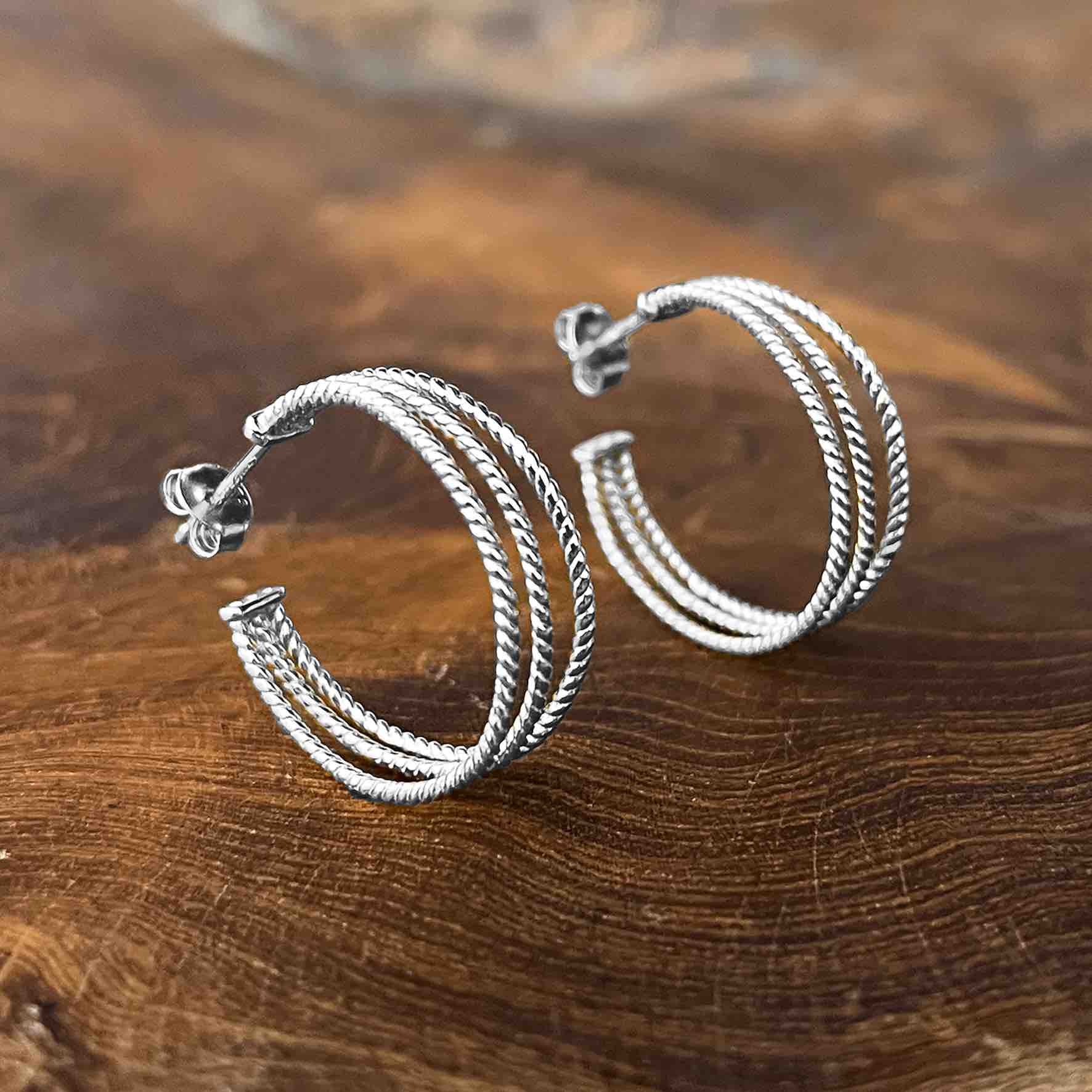 Boucles d'oreilles en Argent 925 - Maison Di Giorgio
