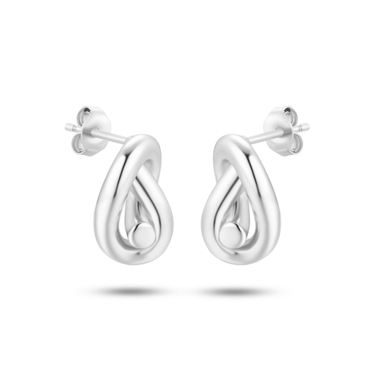 Boucles d'oreilles en Argent 925 plaqué Rhodium - Maison Di Giorgio