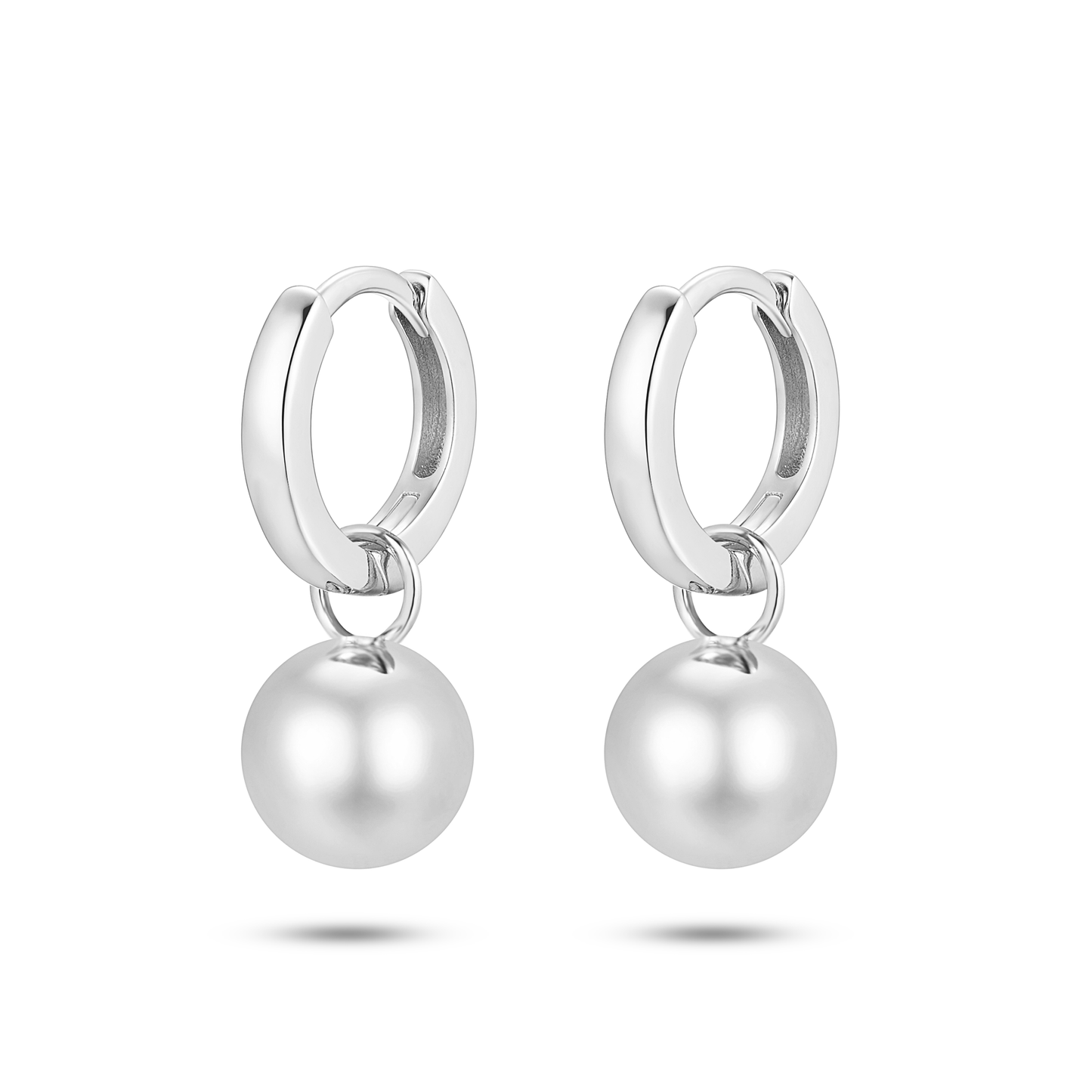 Boucles d'oreilles en Argent 925 plaqué Rhodium - Maison Di Giorgio