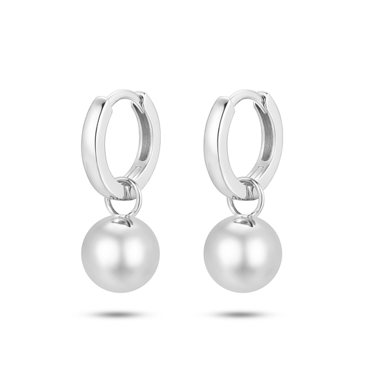 Boucles d'oreilles en Argent 925 plaqué Rhodium - Maison Di Giorgio