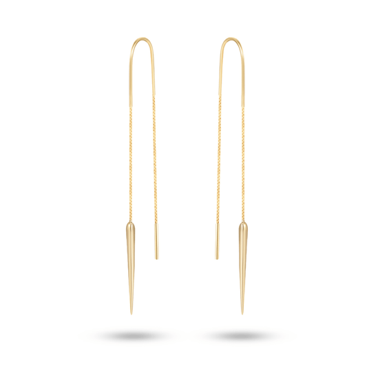 Boucles d'oreilles en Argent 925 doré Or jaune 18k - Maison Di Giorgio