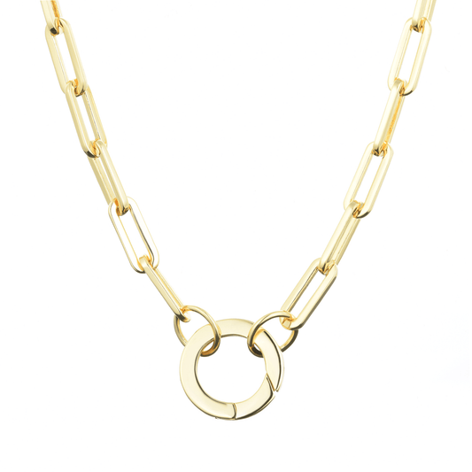 Collier en Argent 925 doré Or jaune 18k - Maison Di Giorgio