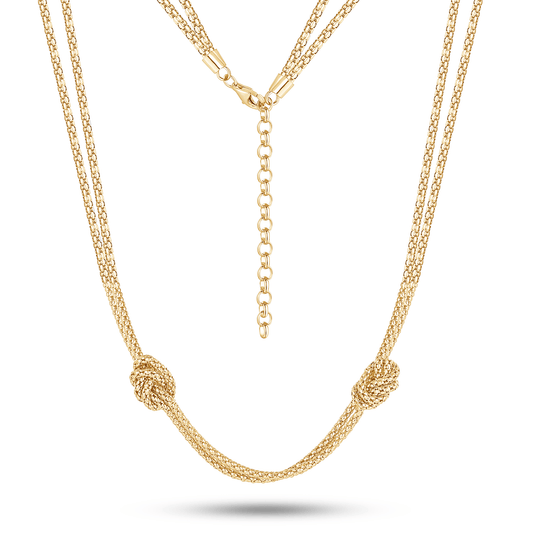 Collier en Argent 925 doré Or jaune 18k - Maison Di Giorgio
