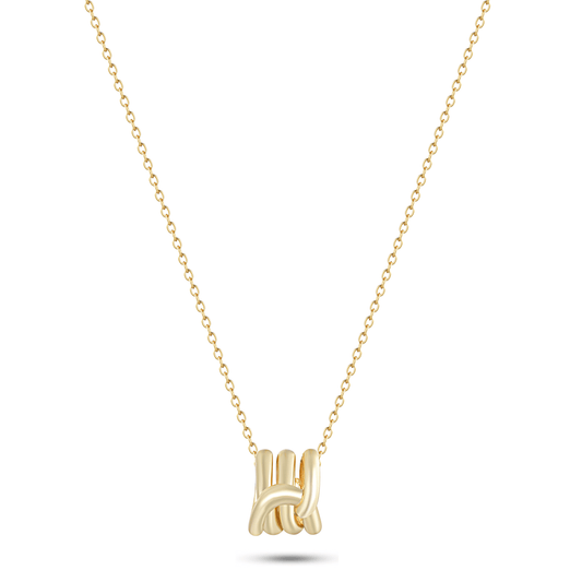 Collier en Argent 925 doré Or jaune 18k - Maison Di Giorgio
