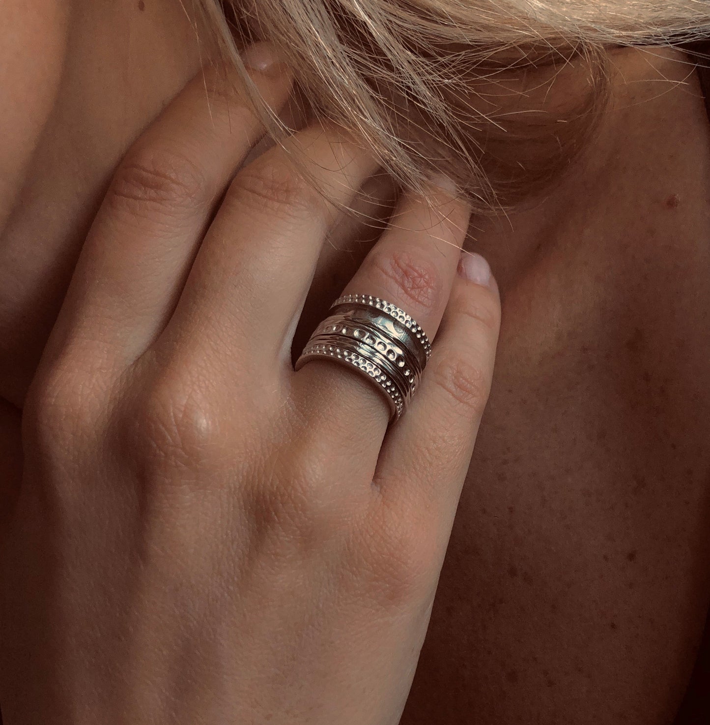 Bague en Argent 925 plaqué Rhodium - Maison Di Giorgio