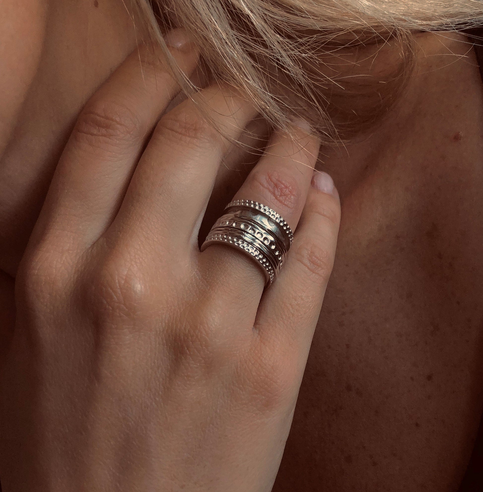 Bague en Argent 925 plaqué Rhodium - Maison Di Giorgio