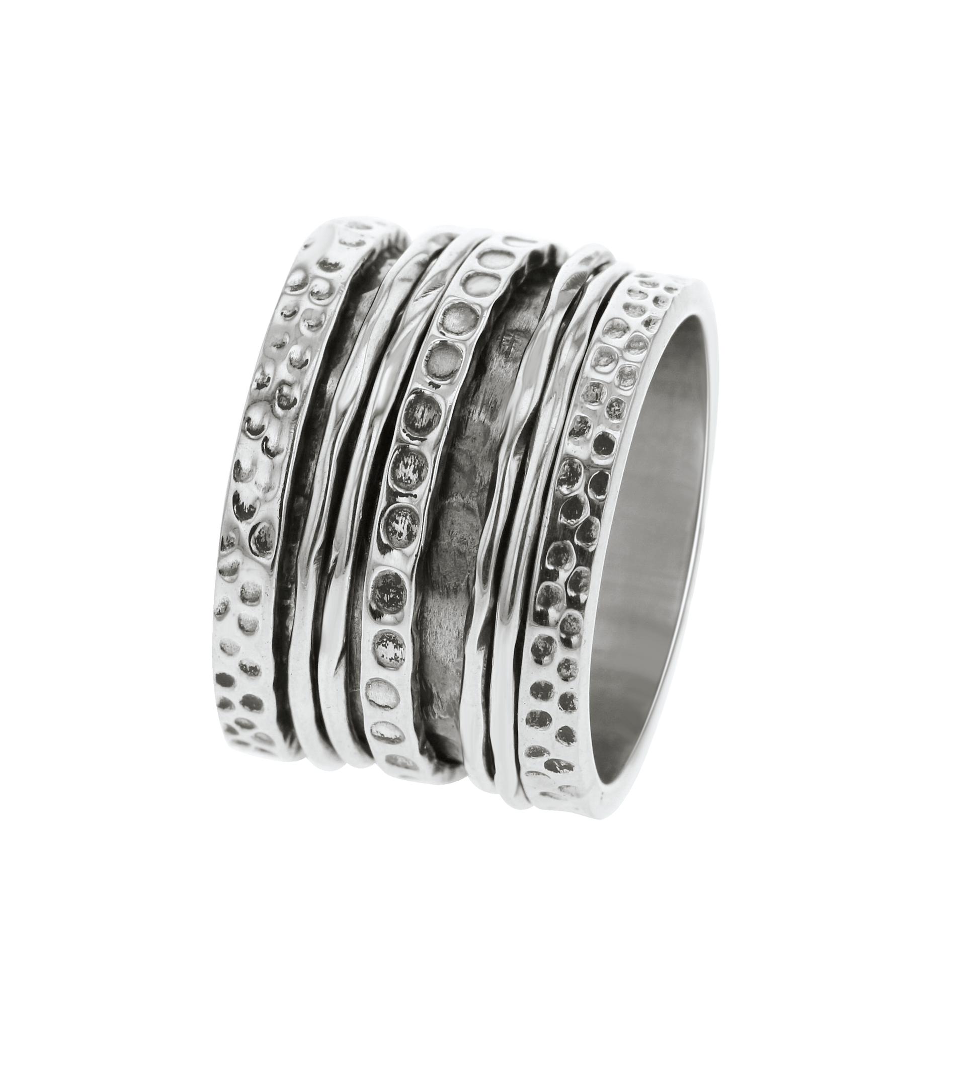Bague en Argent 925 plaqué Rhodium - Maison Di Giorgio