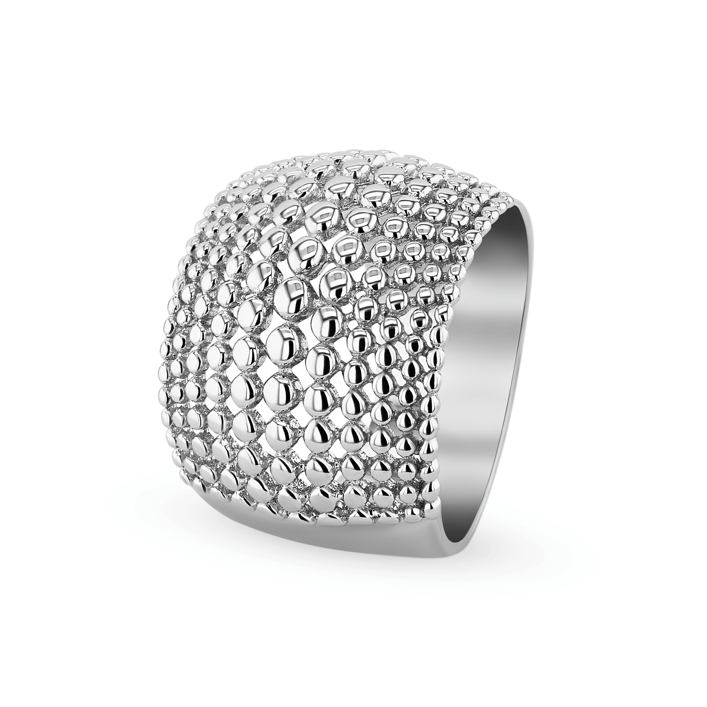 Bague en Argent 925 plaqué Rhodium - Maison Di Giorgio