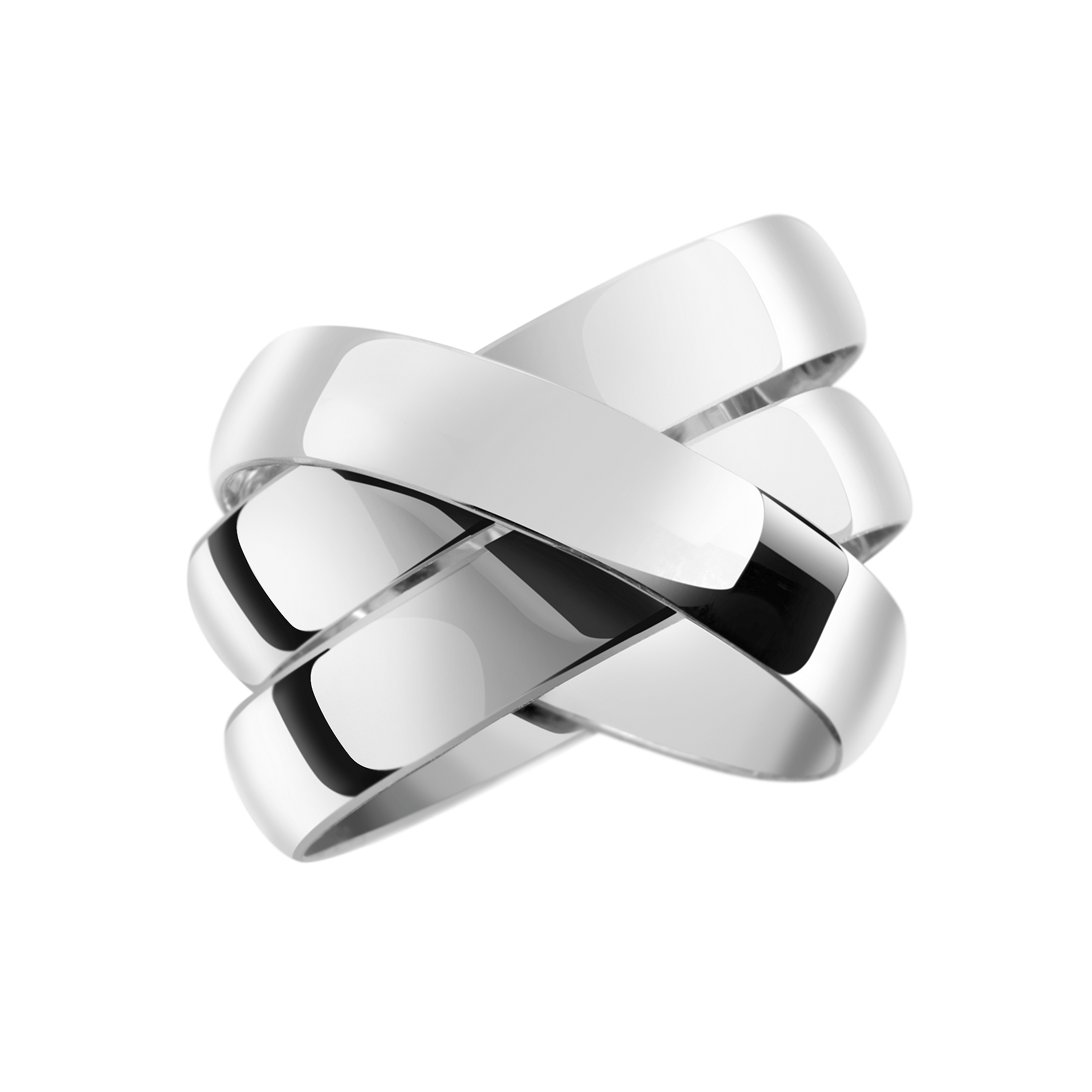 Bague en Argent 925 plaqué Rhodium - Maison Di Giorgio