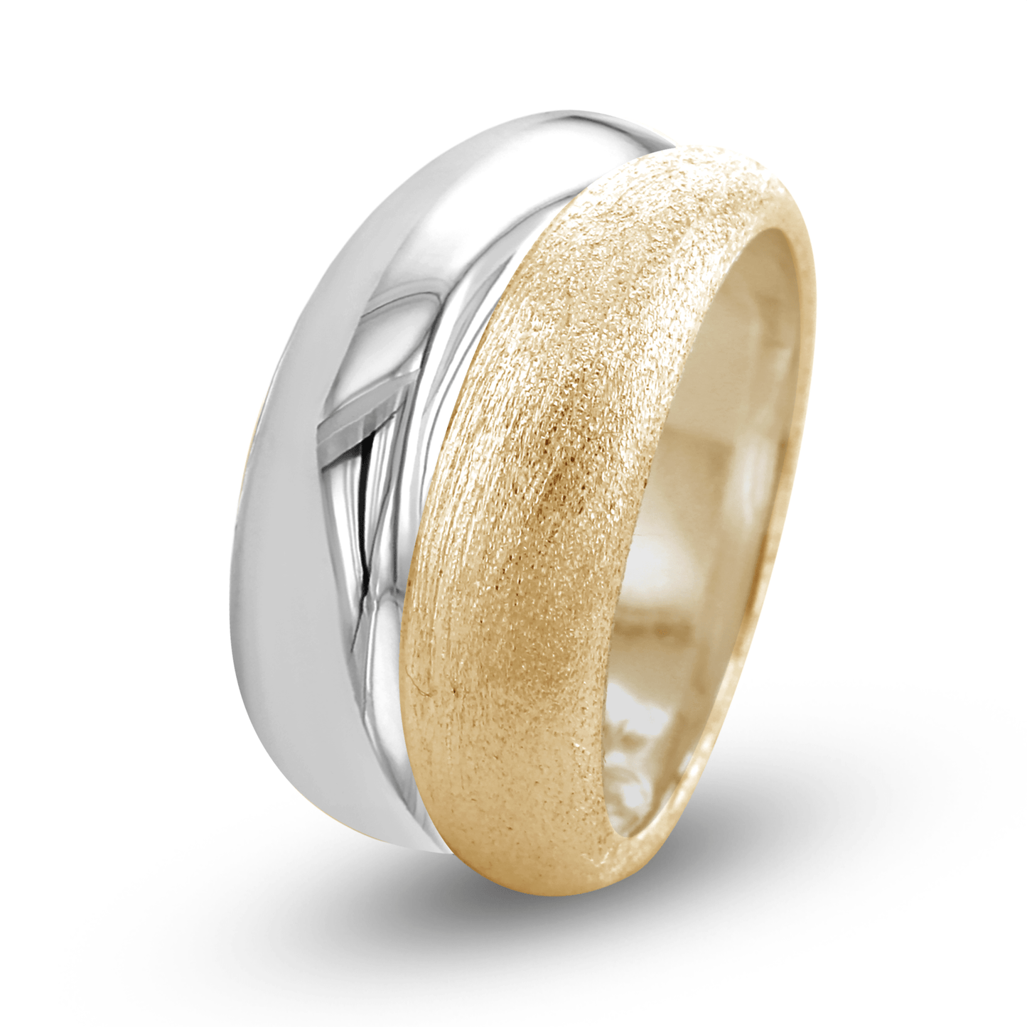 Bague en Argent 925 plaqué Or jaune 18k et Argent - Maison Di Giorgio