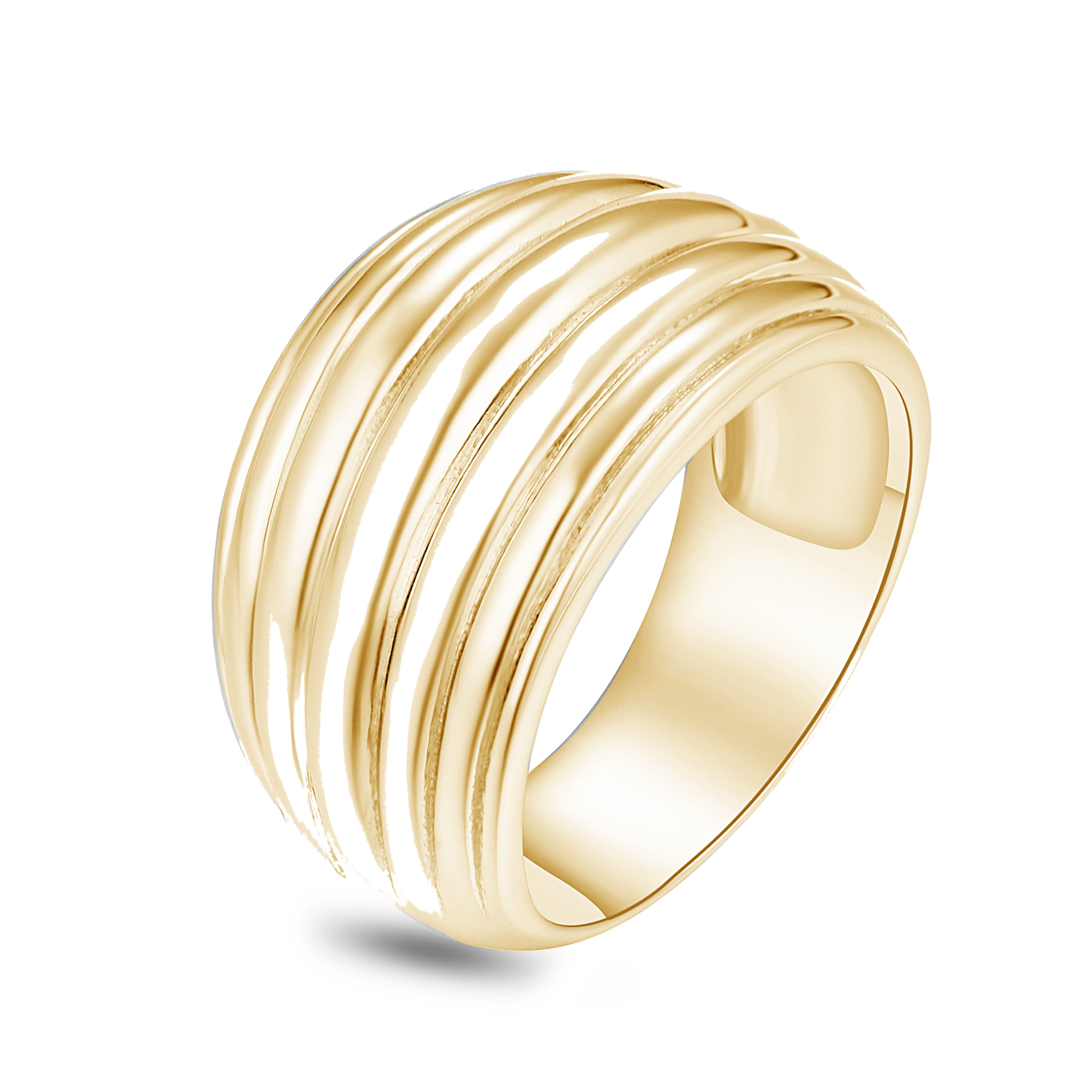 Bague en Argent 925 doré Or jaune 18k - Maison Di Giorgio