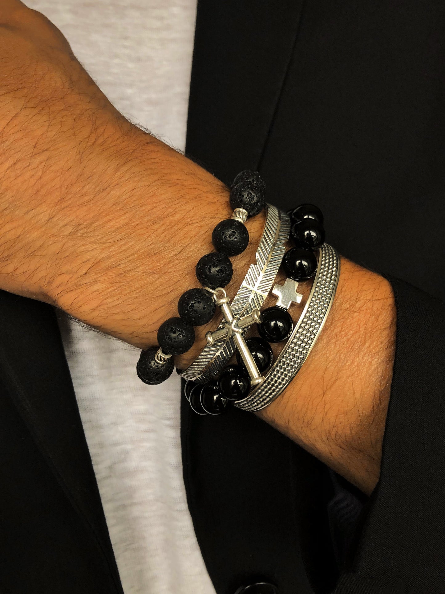 Bracelet Argent 925 oxydé - Maison Di Giorgio