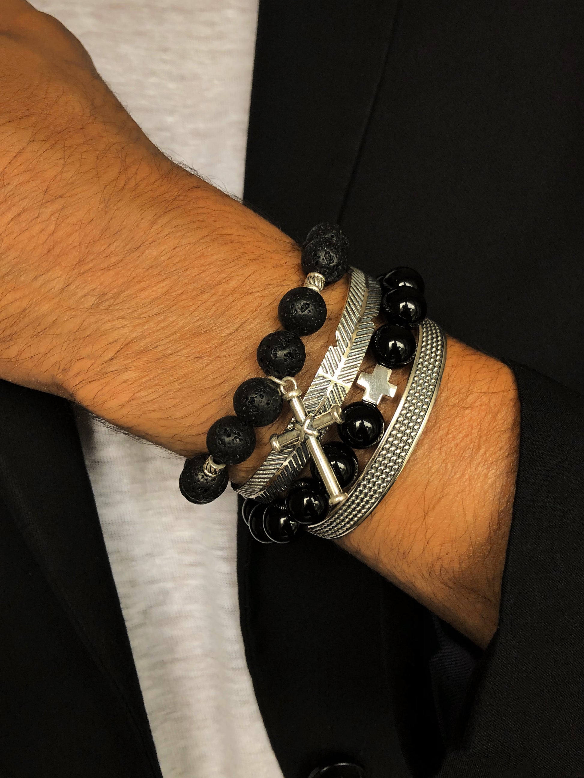 Bracelet Argent 925 oxydé - Maison Di Giorgio