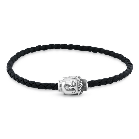Bracelet cuir véritable et Argent 925 - Maison Di Giorgio