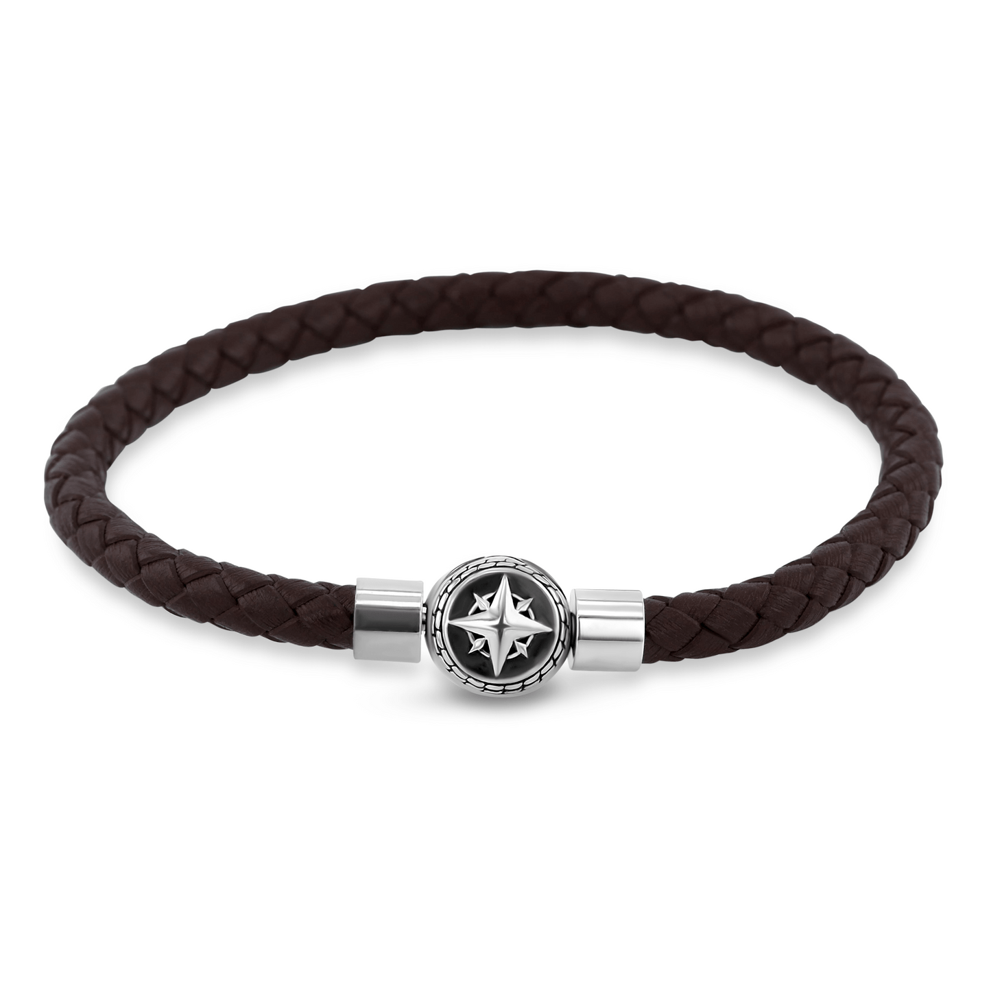 Bracelet cuir véritable et Argent 925 - Maison Di Giorgio