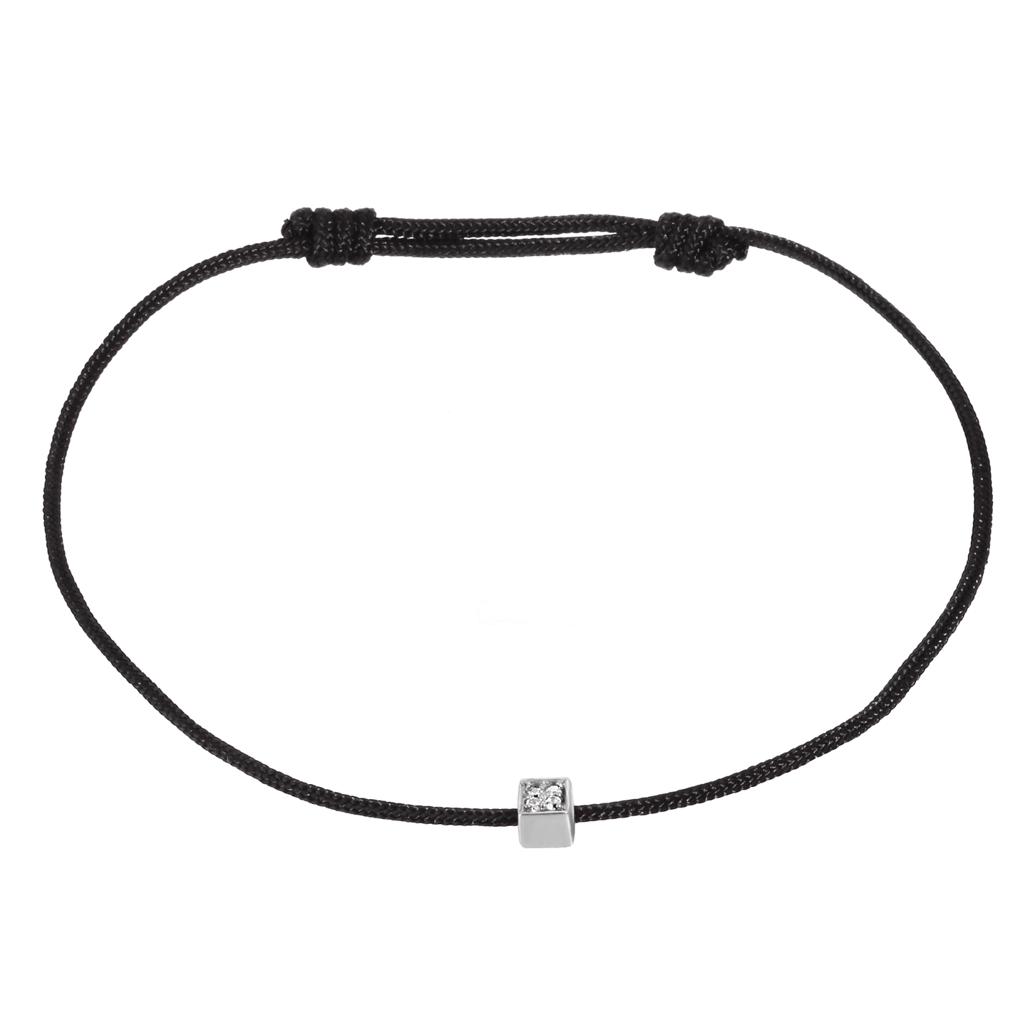 Bracelet en Or blanc 9k assemblé de Diamant HSI - Maison Di Giorgio