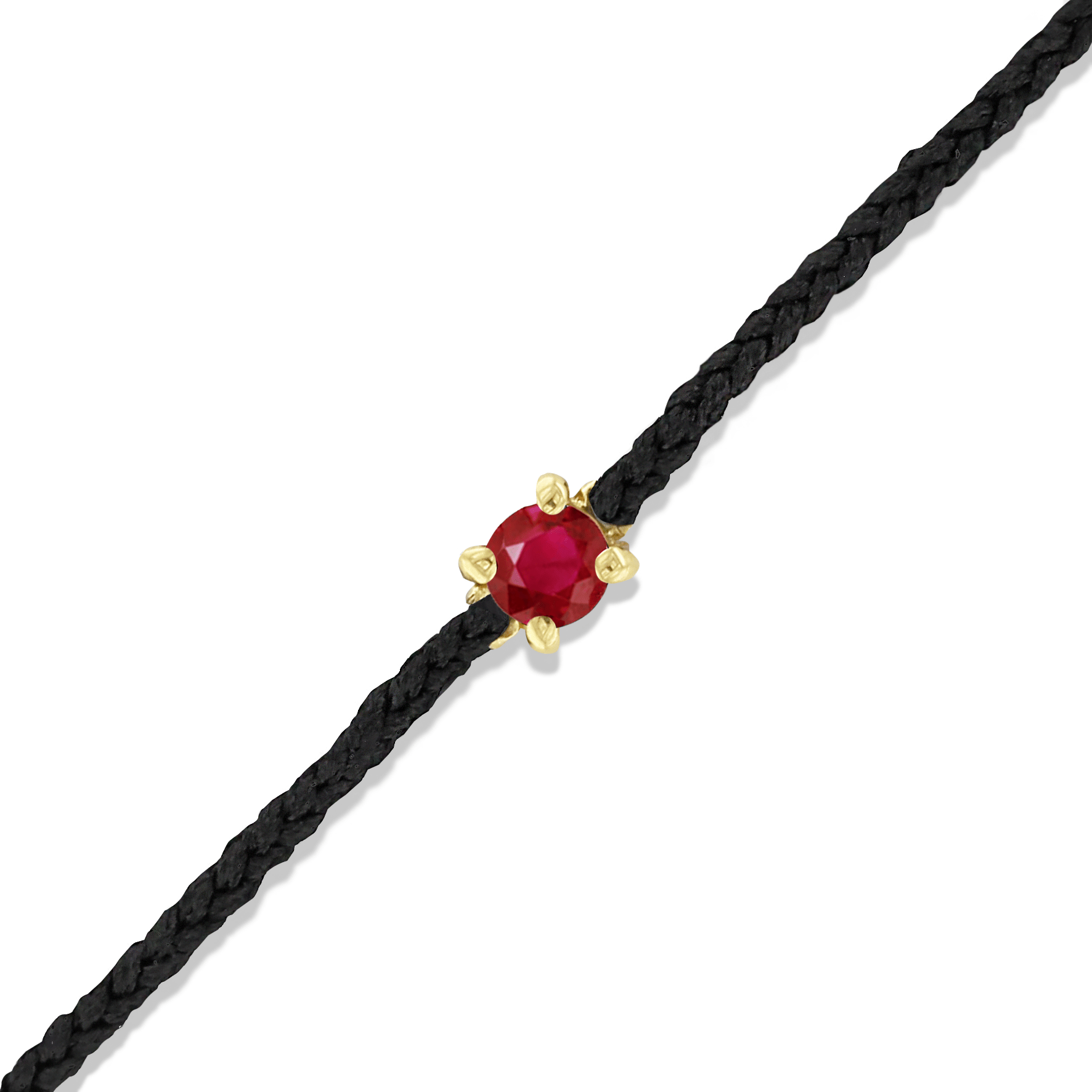 Bracelet en Or jaune 9k assemblé de Rubis - Maison Di Giorgio