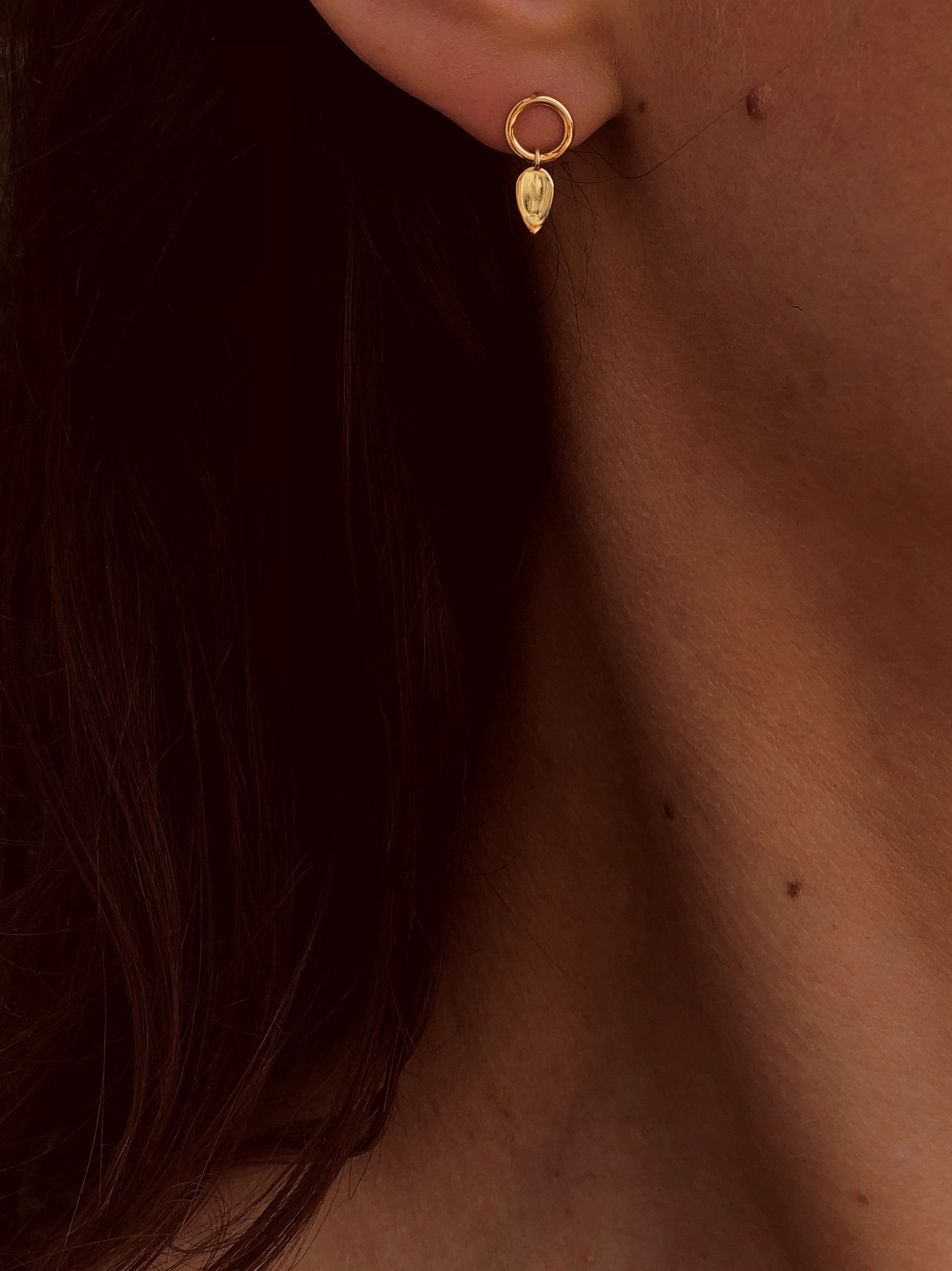 Boucles d'oreilles en Or jaune 9k - Maison Di Giorgio