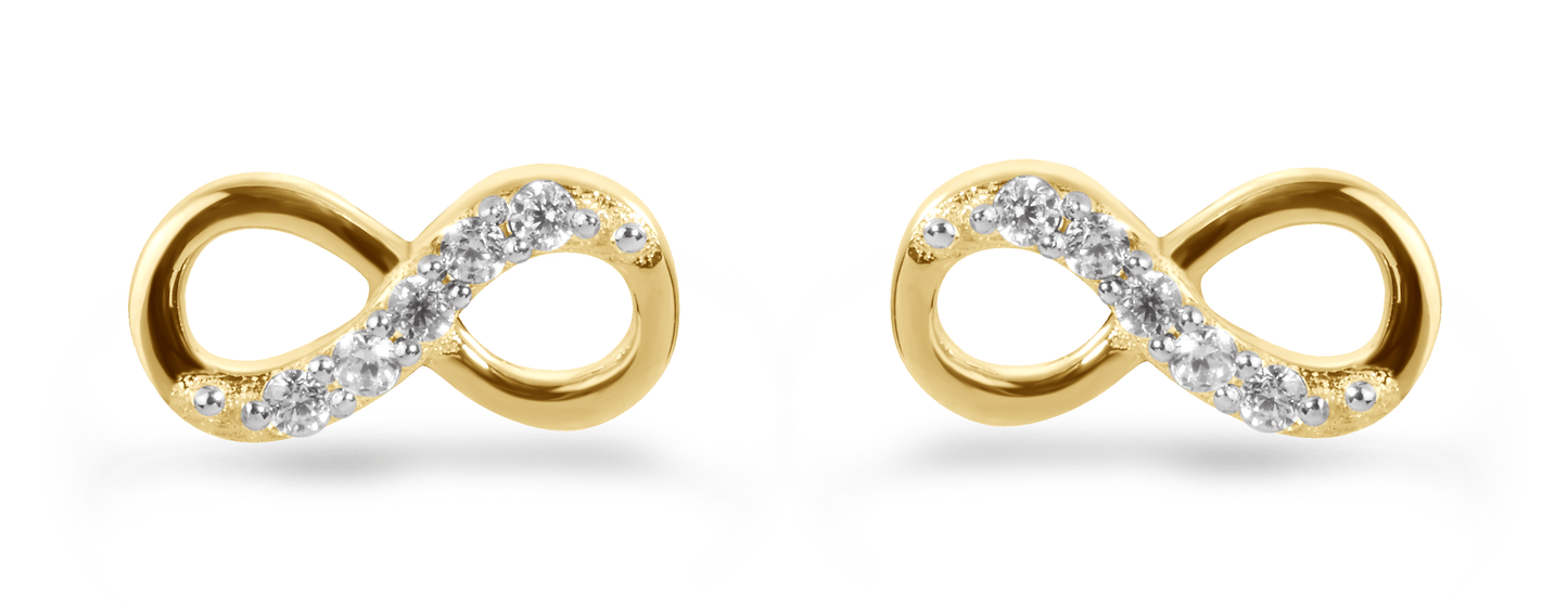 Boucles d'oreilles en Or jaune 9k assemblées de Diamant HSI - Maison Di Giorgio