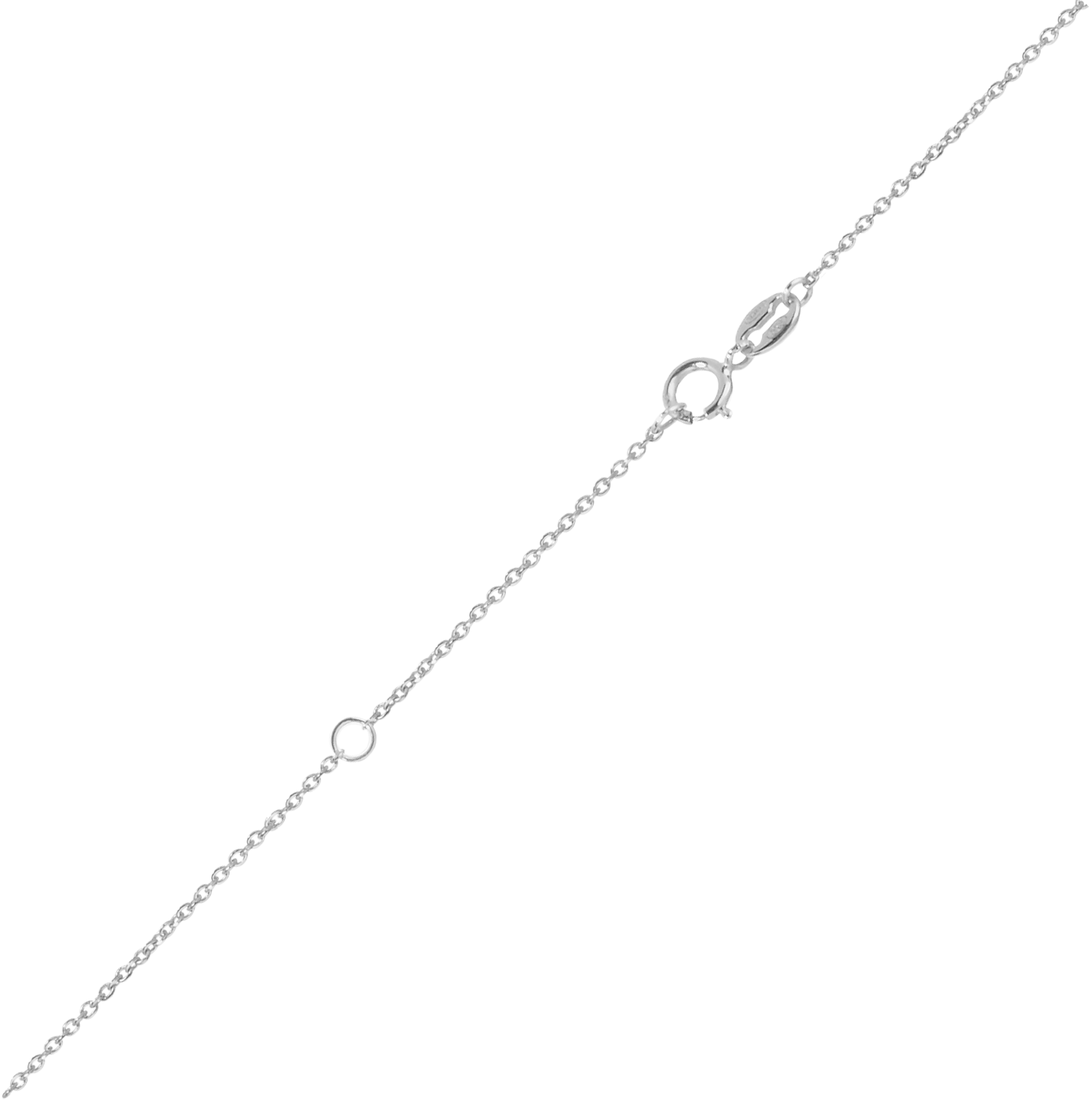 Collier en Or blanc 9k assemblé de Diamant HSI - Maison Di Giorgio