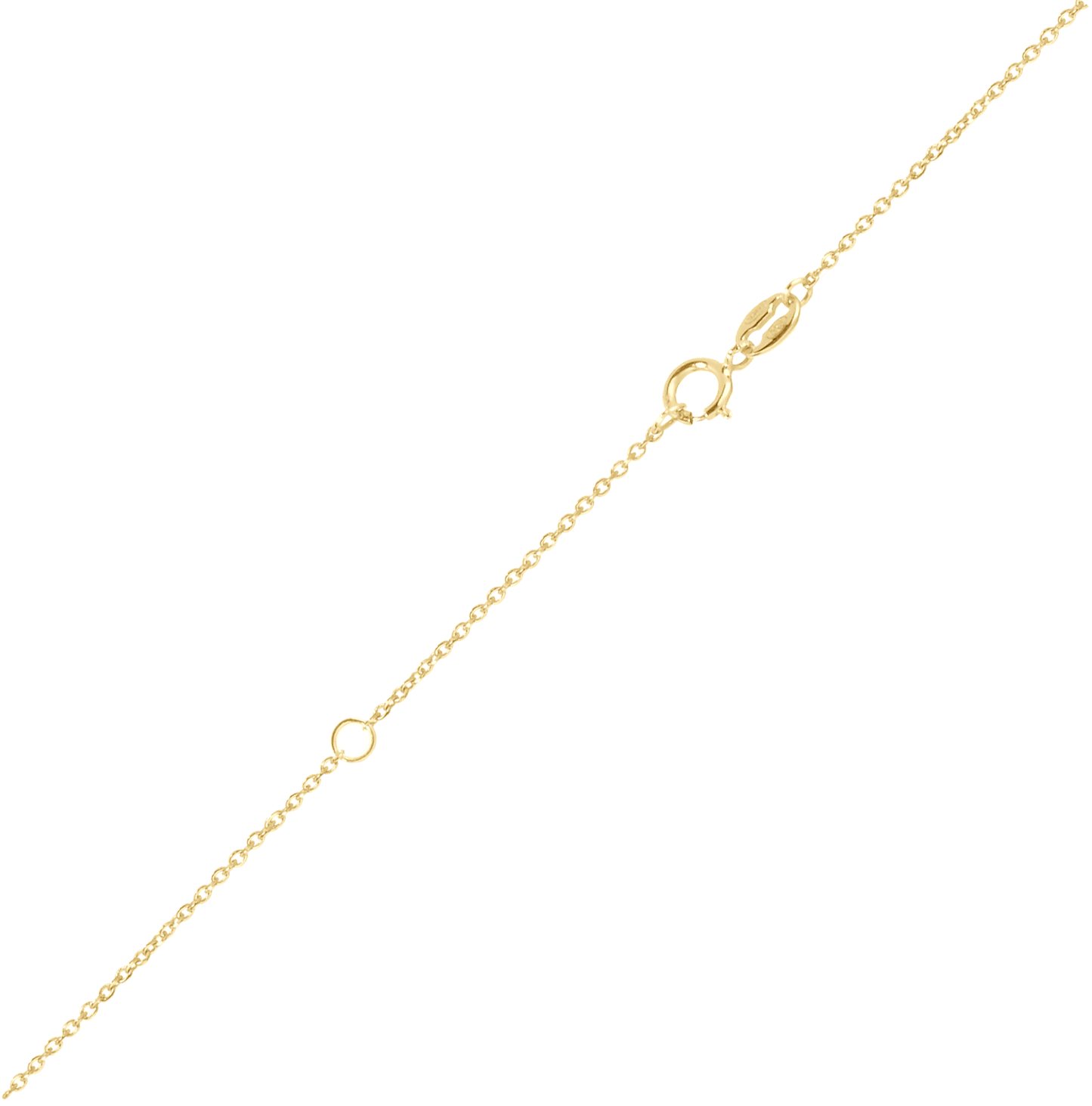 Collier en Or jaune 9k assemblé d'Onyx noir - Maison Di Giorgio