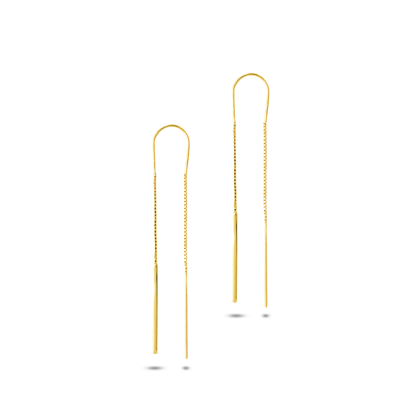 Boucles d'oreilles dorées Or jaune 18k - Maison Di Giorgio