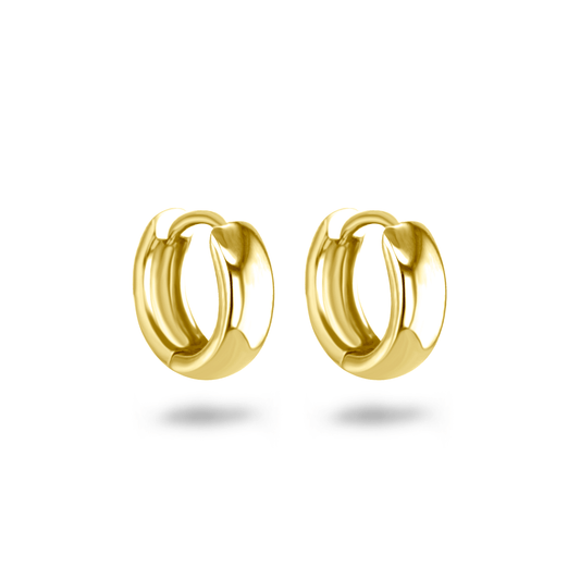 Boucles d'oreilles dorées Or jaune 18k - Maison Di Giorgio