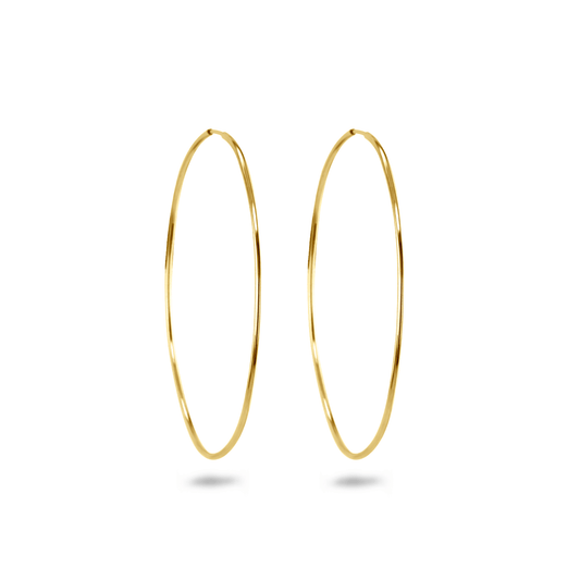 Boucles d'oreilles dorées Or jaune 18k - Maison Di Giorgio