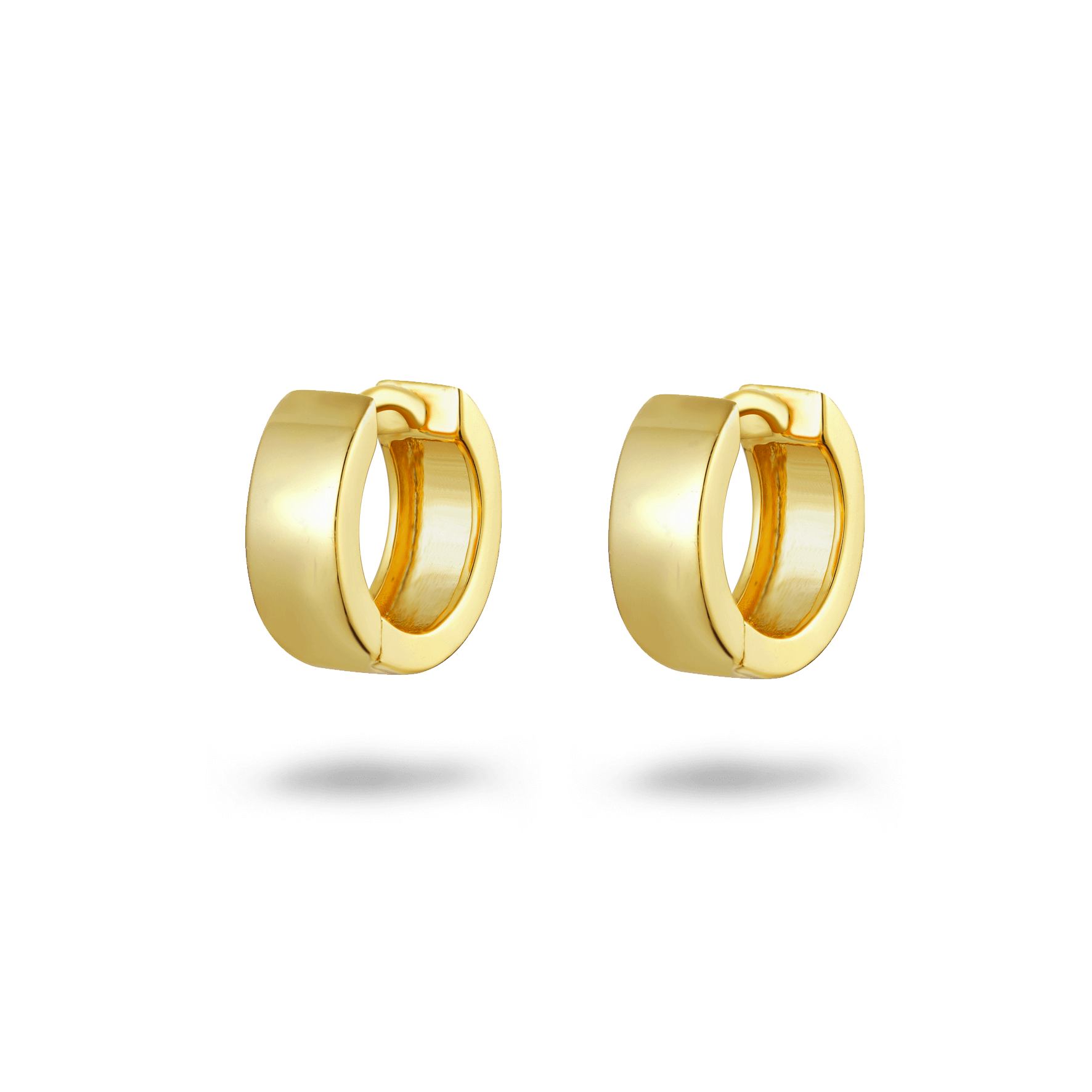 Boucles d'oreilles dorées Or jaune 18k - Maison Di Giorgio