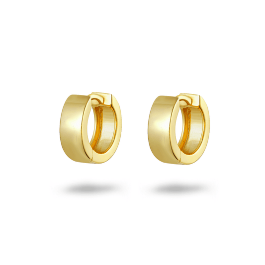 Boucles d'oreilles dorées Or jaune 18k - Maison Di Giorgio