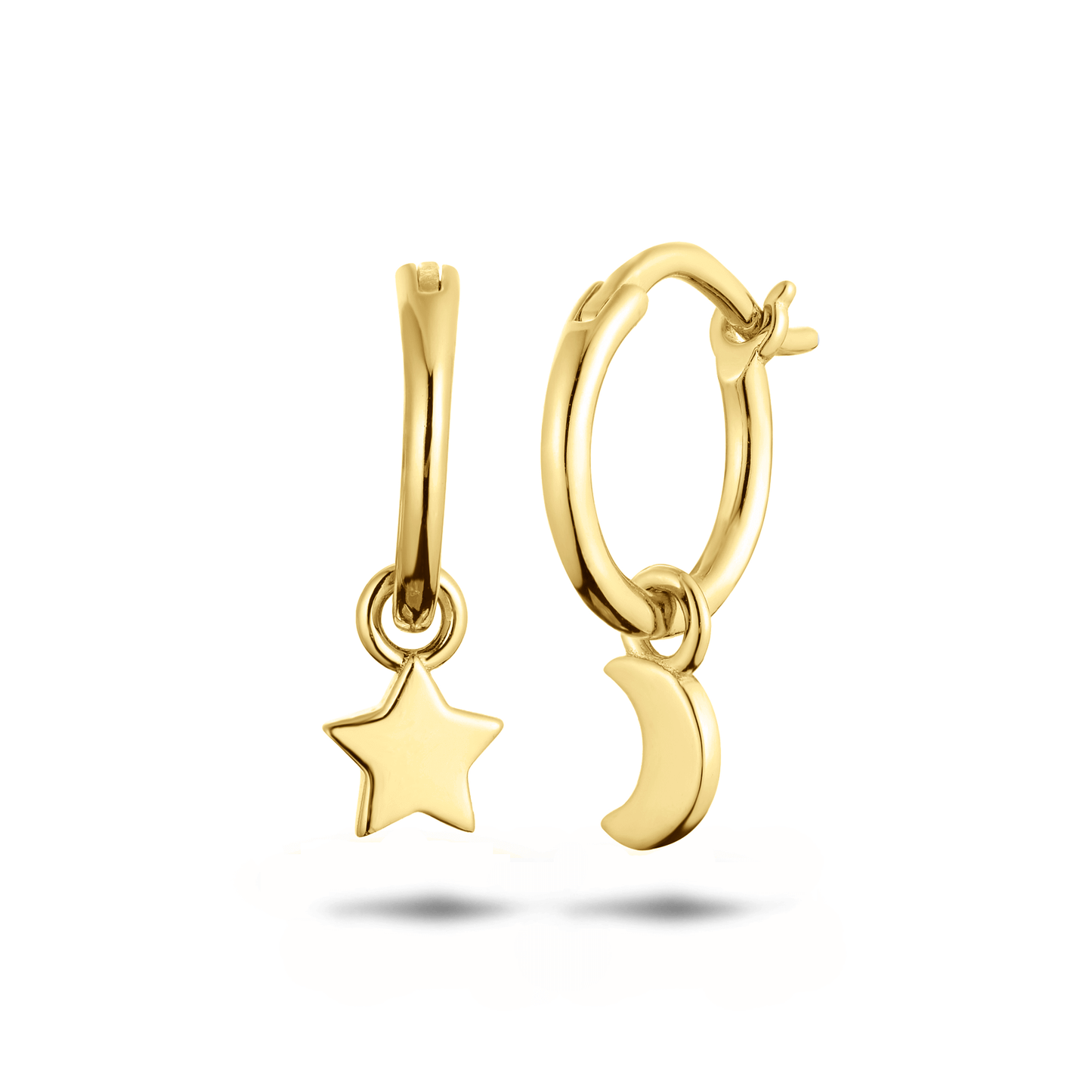 Boucles d'oreilles dorées Or jaune 18k - Maison Di Giorgio