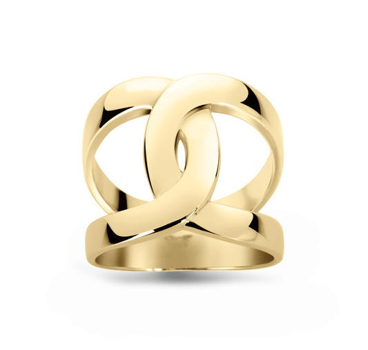 Bague dorée Or jaune 18k - Maison Di Giorgio