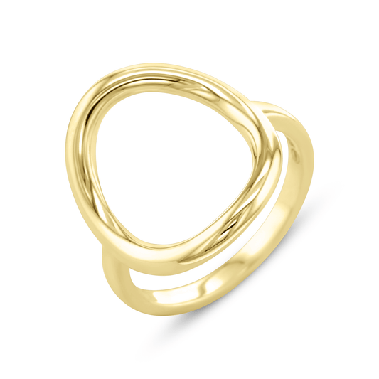 Bague dorée Or jaune 18k - Maison Di Giorgio