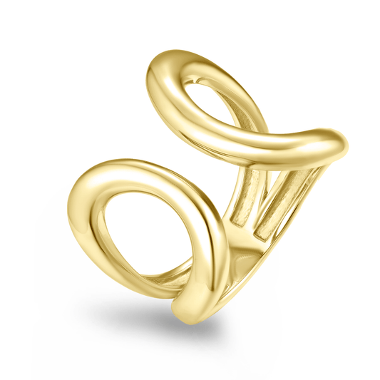 Bague dorée Or jaune 18k - Maison Di Giorgio