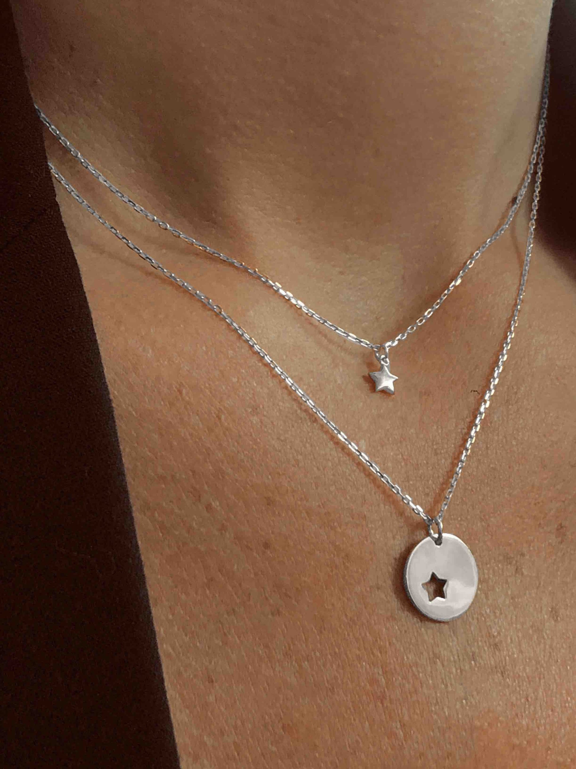Collier en Argent 925 plaqué Rhodium - Maison Di Giorgio