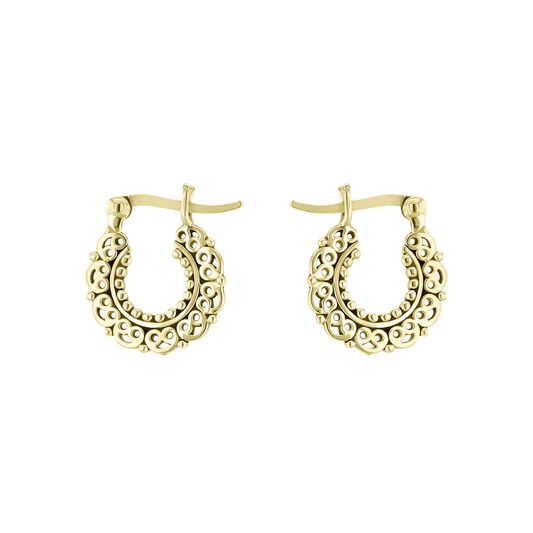Boucles d'oreilles en Argent 925 doré Or jaune 18k - Maison Di Giorgio